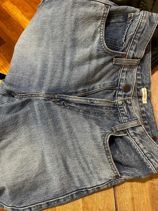 Levi’s cinched barrel medium blue wash jean size 27x31 - Picture 7 of 9